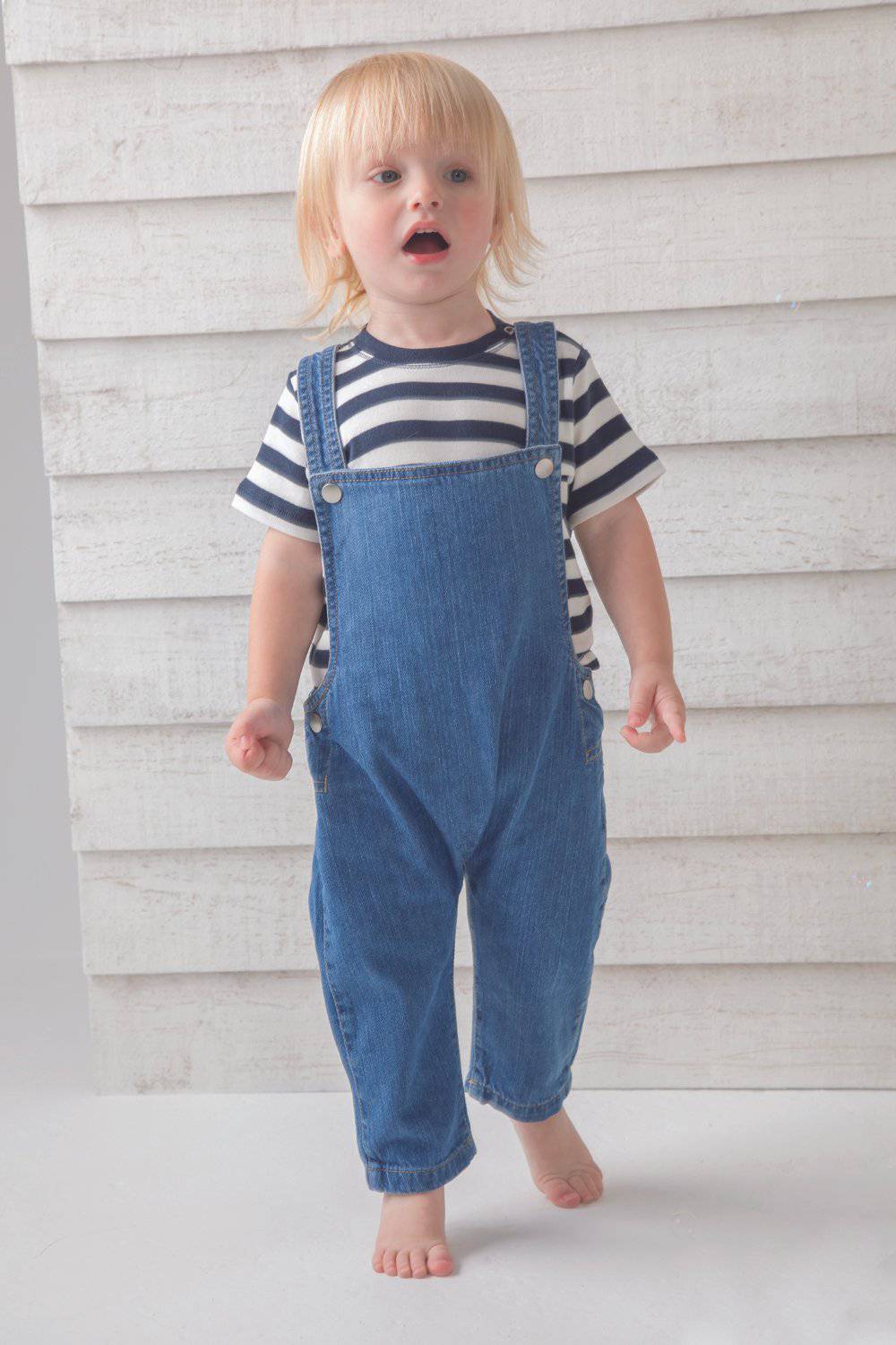 Epic Label Pantalons Bébé Rocks Denim Dungarees Babybugz BZ56