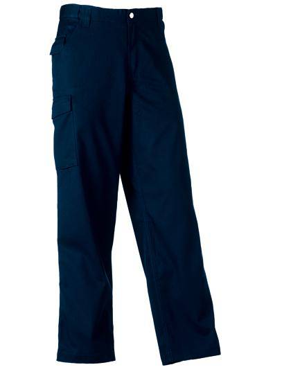 Epic Label Pantalons Russell R-001M-0 Pantalon de Travail en Polyester et Coton Sergé Homme