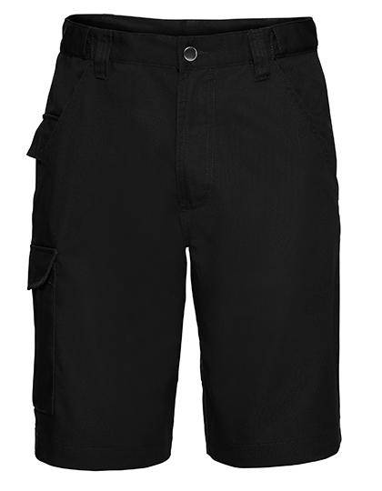 Epic Label Pantalons Russell R-002M-0 Short de Travail en Polyester et Coton Sergé Homme