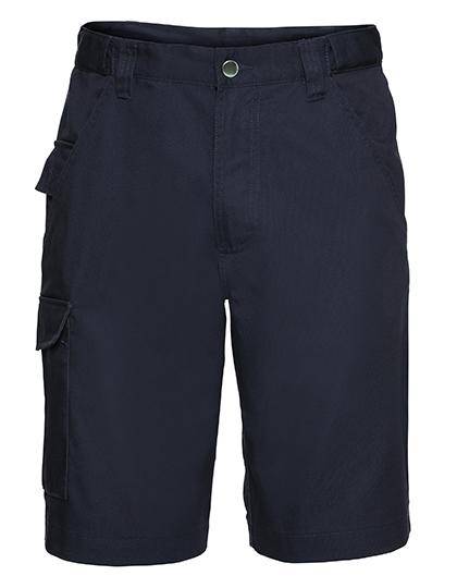 Epic Label Pantalons Russell R-002M-0 Short de Travail en Polyester et Coton Sergé Homme