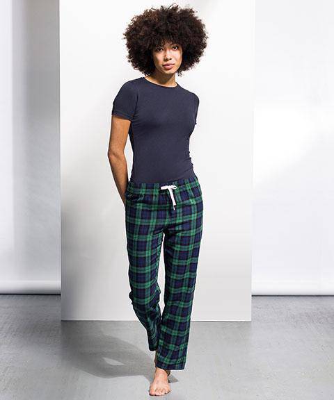 Epic Label Pantalons Sf Pantalon De Détente En Tartan Pour Femme