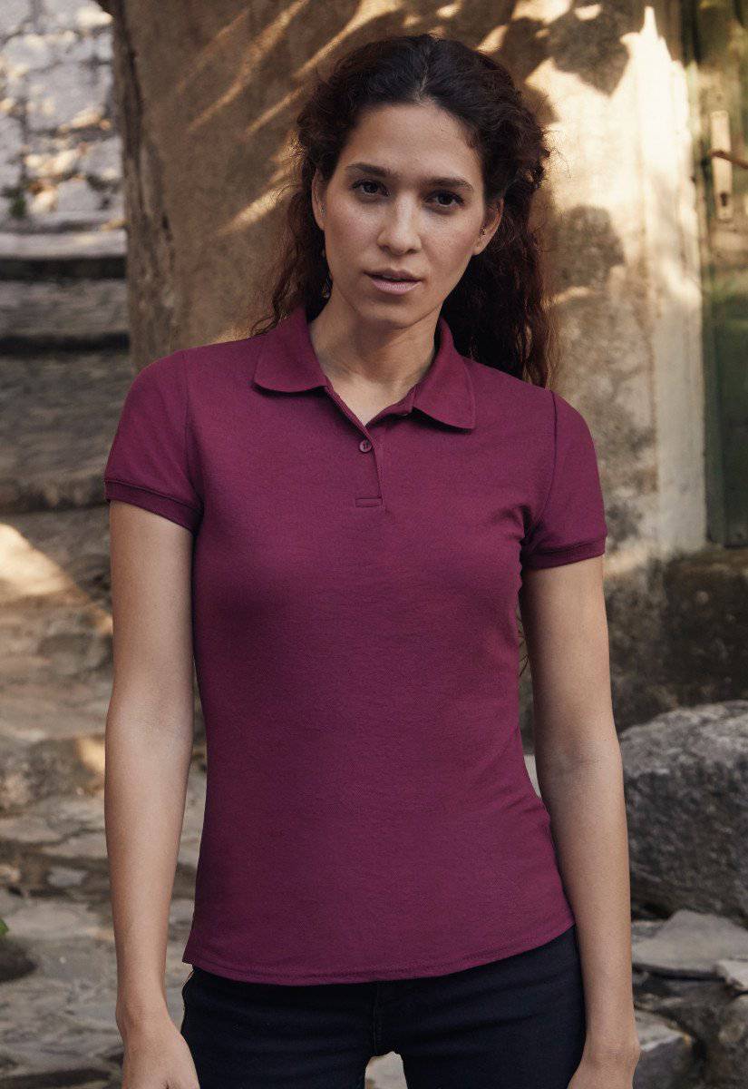 Epic Label Polo Fruit Of The Loom 634020 65/35 Pôle Pour Femme