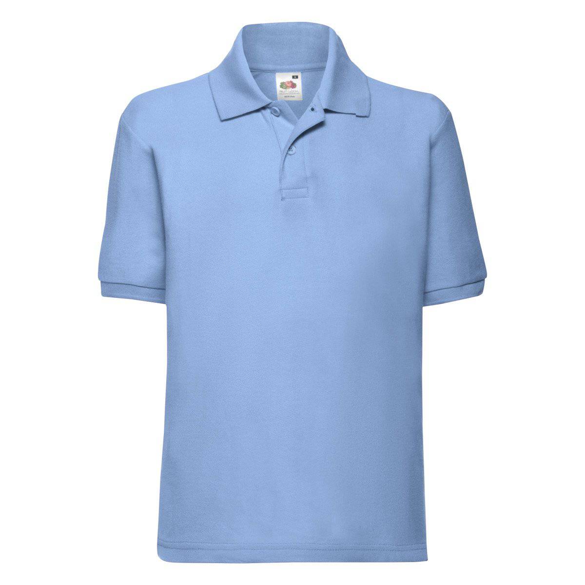 Epic Label Polo Fruit Of The Loom 634170 Polo Enfant 65/35