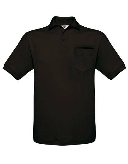 Epic Label Polos B&C Pu415 Polo Safran Pocket / Unisex