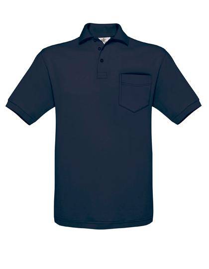 Epic Label Polos B&C Pu415 Polo Safran Pocket / Unisex