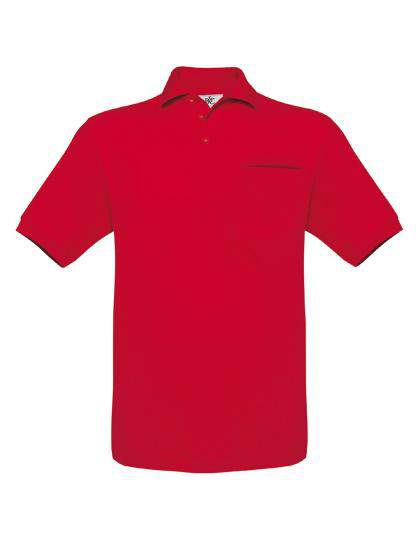 Epic Label Polos B&C Pu415 Polo Safran Pocket / Unisex