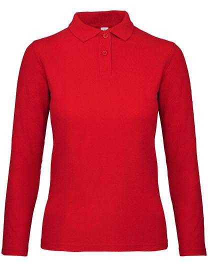 Epic Label Polos B&C Pwi13 Long Sleeve Polo Id.001 / Pour Femme