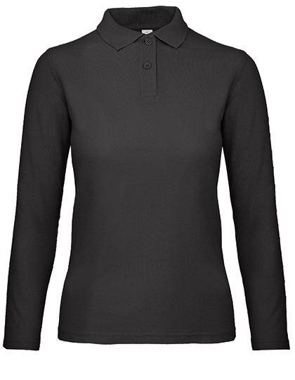 Epic Label Polos B&C Pwi13 Long Sleeve Polo Id.001 / Pour Femme