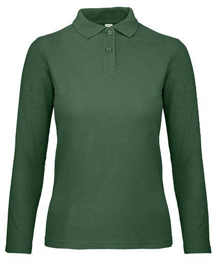 Epic Label Polos B&C Pwi13 Long Sleeve Polo Id.001 / Pour Femme