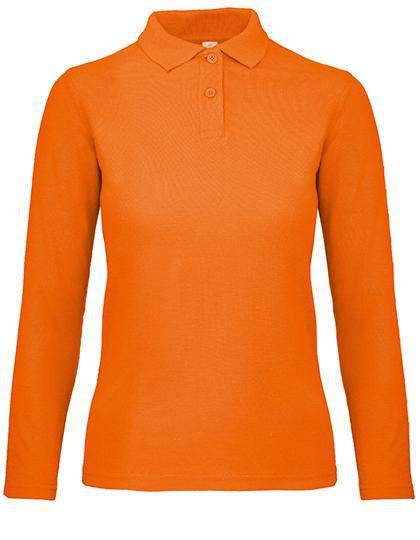 Epic Label Polos B&C Pwi13 Long Sleeve Polo Id.001 / Pour Femme