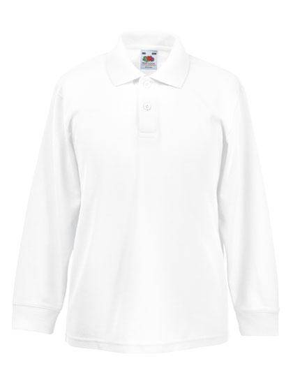 Epic Label Polos Fruit Of The Loom 632010 Polo Manches Longues Enfant 65/35