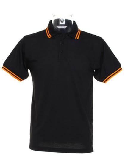 Epic Label Polos Kustom Kit Kk409 Classic Fit Tipped Collar Polo