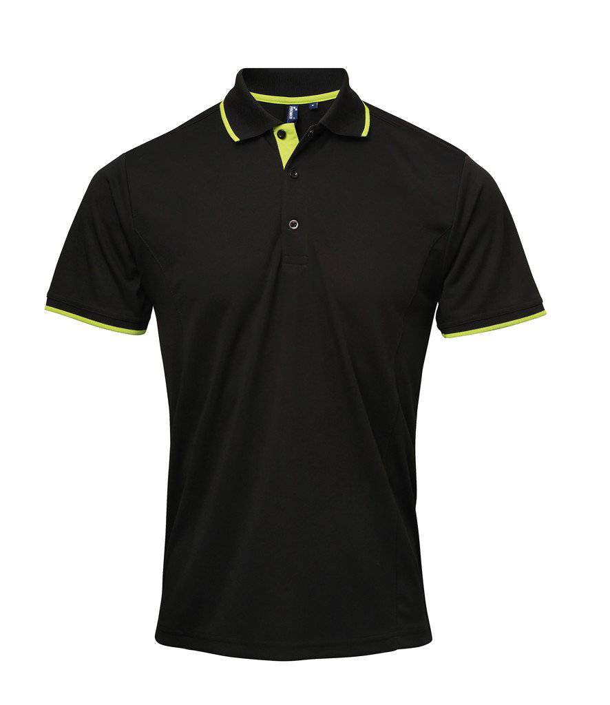 Epic Label Polos Premier Workwear Pr618 Men`s Contrast Coolchecker Polo