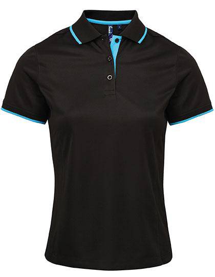 Epic Label Polos Premier Workwear Pr619 Ladies` Contrast Coolchecker Polo