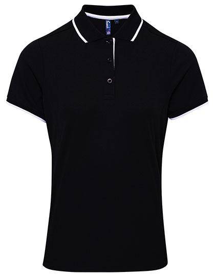 Epic Label Polos Premier Workwear Pr619 Ladies` Contrast Coolchecker Polo