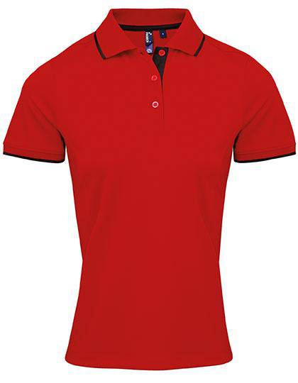 Epic Label Polos Premier Workwear Pr619 Ladies` Contrast Coolchecker Polo