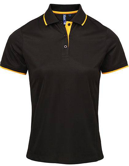 Epic Label Polos Premier Workwear Pr619 Ladies` Contrast Coolchecker Polo