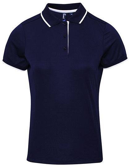 Epic Label Polos Premier Workwear Pr619 Ladies` Contrast Coolchecker Polo