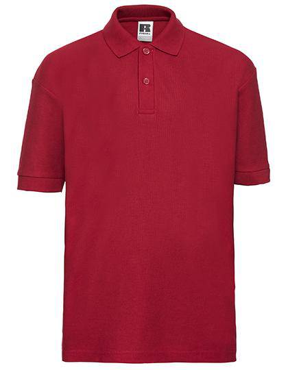 Epic Label Polos Russell R-539B-0 Polo Piqué Poly Coton Classique Enfant