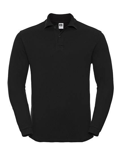 Epic Label Polos Russell R-569L-0 Long Sleeve Classic Cotton Polo Pour Homme