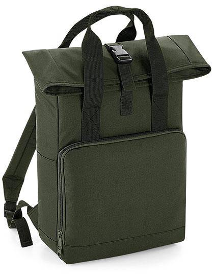 Epic Label Sacs Bagbase BG118 Sac À Dos Avec Rabat Enroulable Et Double Anses 28x38x12cm