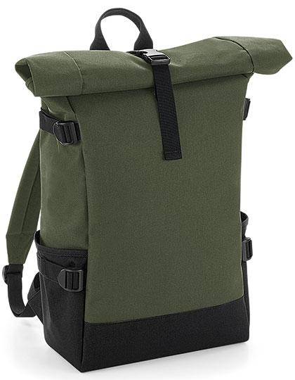 Epic Label Sacs Bagbase BG858 Block Roll Top Backpack 28 x 48 x 15 cm