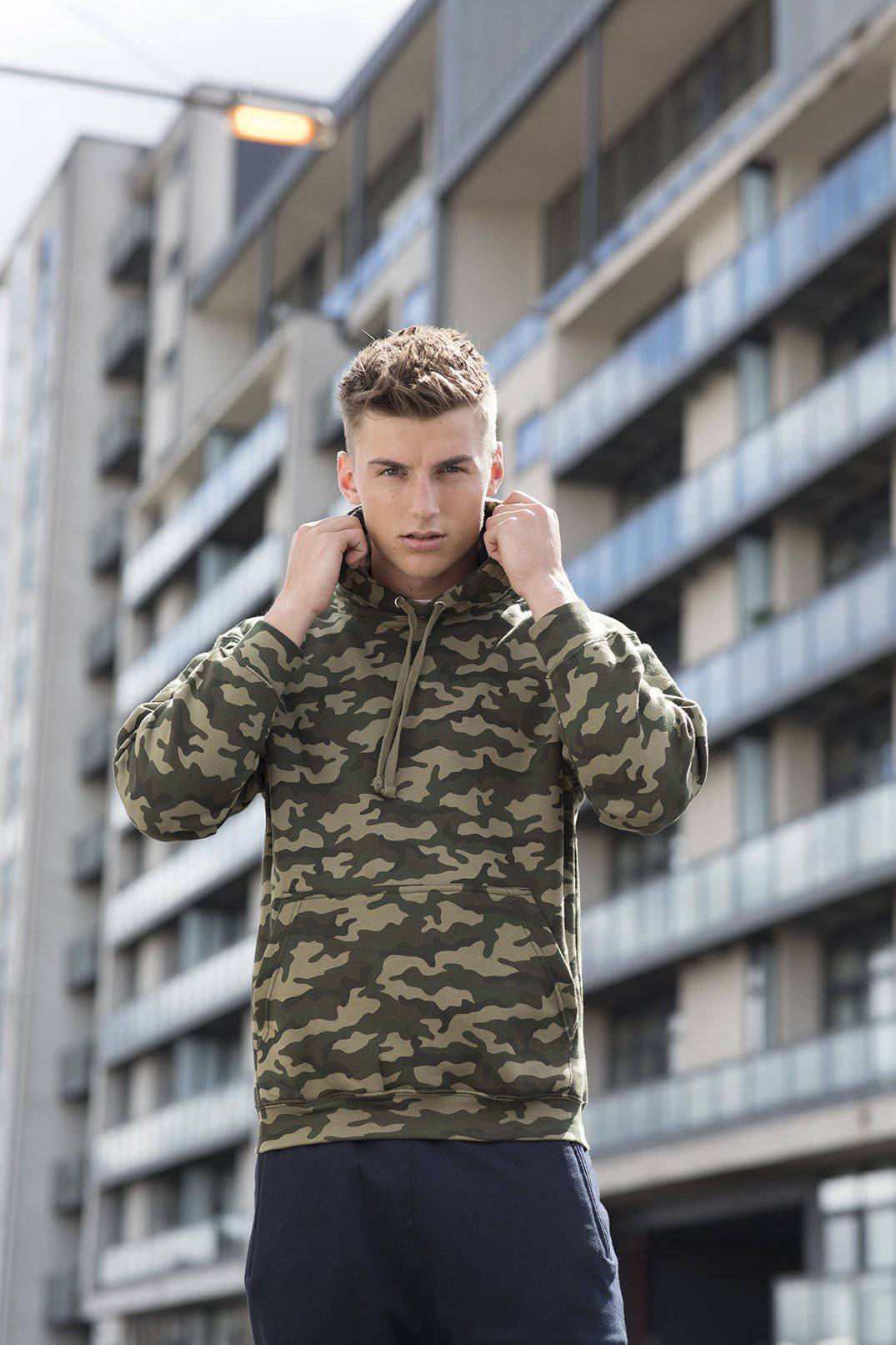 Epic Label Sweat-shirts All We Do Is Just Hoods Jh014 Sweat À Capuche Camouflage Pour Homme