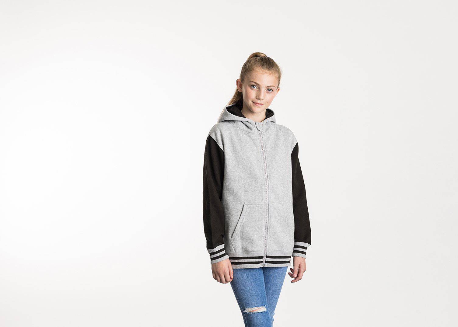 Epic Label Sweat-shirts All We Do Is Just Hoods Jh051J Urban Varsity Sweat À Capuche Pour Enfant