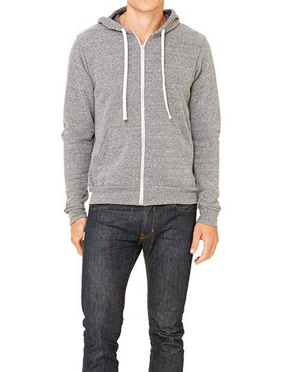 Epic Label Sweat-shirts Canvas 3909 Sweat À Capuche Zippé Mixte Triblend Sponge Fleece