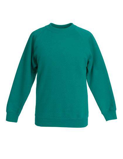 Epic Label Sweat-shirts Fruit Of The Loom 620330 Sweat Raglan Premium Enfant