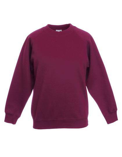 Epic Label Sweat-shirts Fruit Of The Loom 620330 Sweat Raglan Premium Enfant