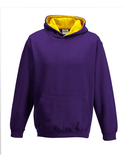 Epic Label Sweat-shirts Just Hoods Jh003K Sweat À Capuche Varsity Pour Enfant