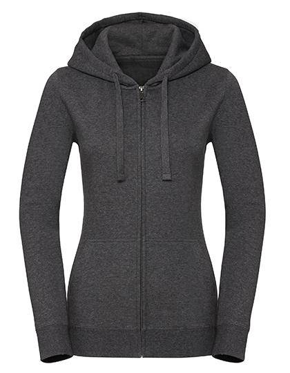 Epic Label Sweat-shirts Russell R-263F-0 Authentic Melange Zipped Hood Sweat Pour Femme