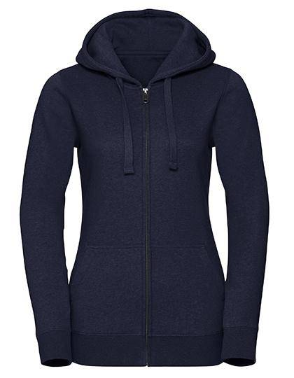 Epic Label Sweat-shirts Russell R-263F-0 Authentic Melange Zipped Hood Sweat Pour Femme