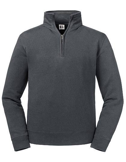 Epic Label Sweat-shirts Russell R-270M-0 Sweat Col Zippé Authentic Pour Homme