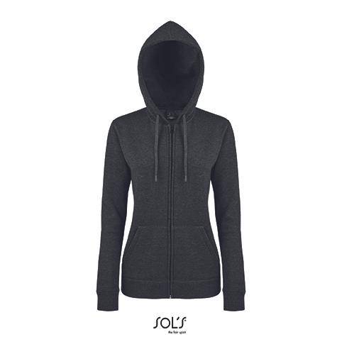 Epic Label Sweat-shirts Sol´S 47900 Veste Zippée Femme À Capuche Doublée