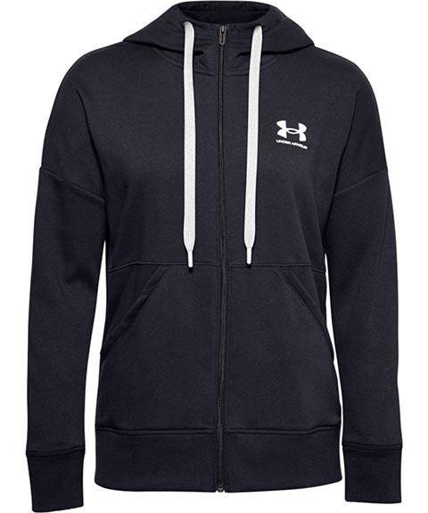 Epic Label Sweat-shirts Under Armour Sweat À Capuche Zippé En Polaire Rival Pour Femme