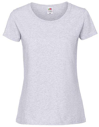 Epic Label T-shirts Fruit Of The Loom 614240 Dames Ringspun Premium T Pour Femme