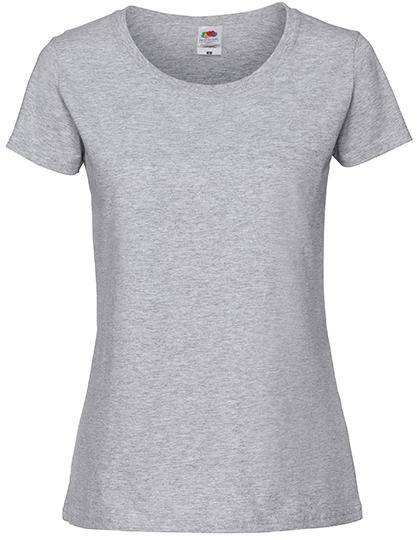 Epic Label T-shirts Fruit Of The Loom 614240 Dames Ringspun Premium T Pour Femme