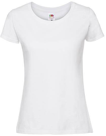 Epic Label T-shirts Fruit Of The Loom 614240 Dames Ringspun Premium T Pour Femme