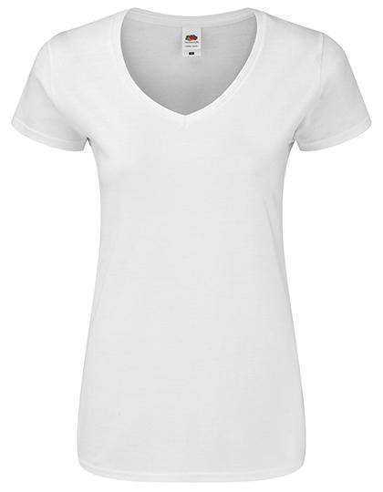 Epic Label T-shirts Fruit Of The Loom 614440 Col En V 150 Femme T