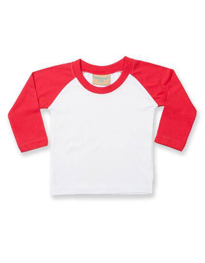 Epic Label T-shirts Larkwood Lw025 Long Sleeved Baseball T Shirt