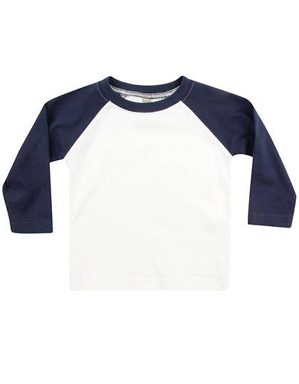 Epic Label T-shirts Larkwood Lw025 Long Sleeved Baseball T Shirt