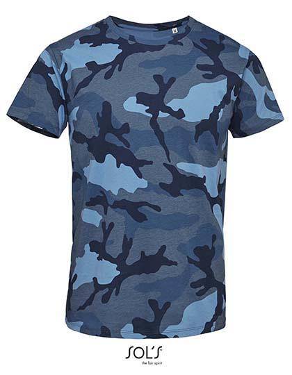 Epic Label T-shirts Lot de 3 T shirts Vierge SOL´S 01188 Men`s Camo T-Shirt