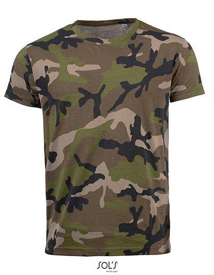 Epic Label T-shirts Lot de 3 T shirts Vierge SOL´S 01188 Men`s Camo T-Shirt