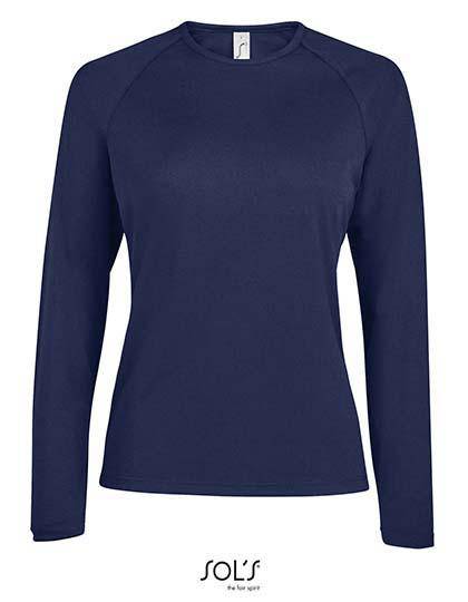 Epic Label T-shirts Lot de 3 T shirts Vierge SOL´S 02072 Women`s Long-Sleeve Sports T-Shirt Sporty