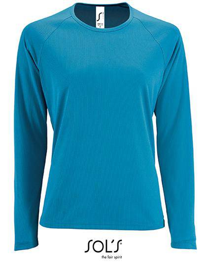 Epic Label T-shirts Lot de 3 T shirts Vierge SOL´S 02072 Women`s Long-Sleeve Sports T-Shirt Sporty