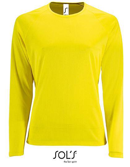 Epic Label T-shirts Lot de 3 T shirts Vierge SOL´S 02072 Women`s Long-Sleeve Sports T-Shirt Sporty