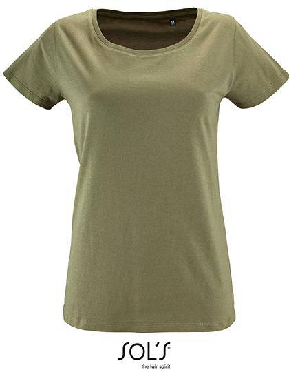 Epic Label T-shirts Lot de 3 T shirts Vierge SOL´S 02077 Women`s Short Sleeved T-Shirt Milo