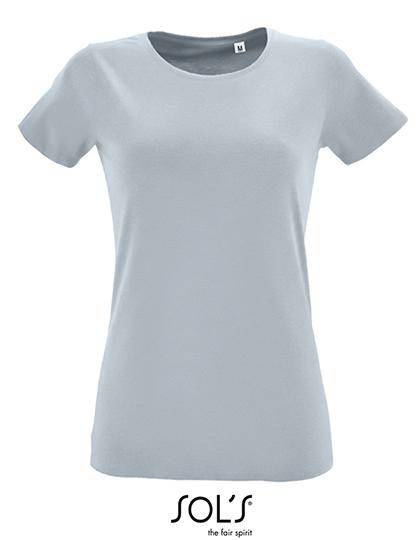 Epic Label T-shirts Lot de 3 T shirts Vierge SOL´S 02758 Women`s Round Neck Fitted T-Shirt Regent